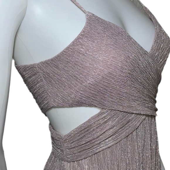 Intermix | Mauve Shimmer Dress - Picture 6 of 11